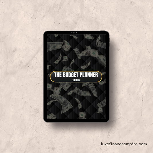 THE BUDGET PLANNER FOR HIM